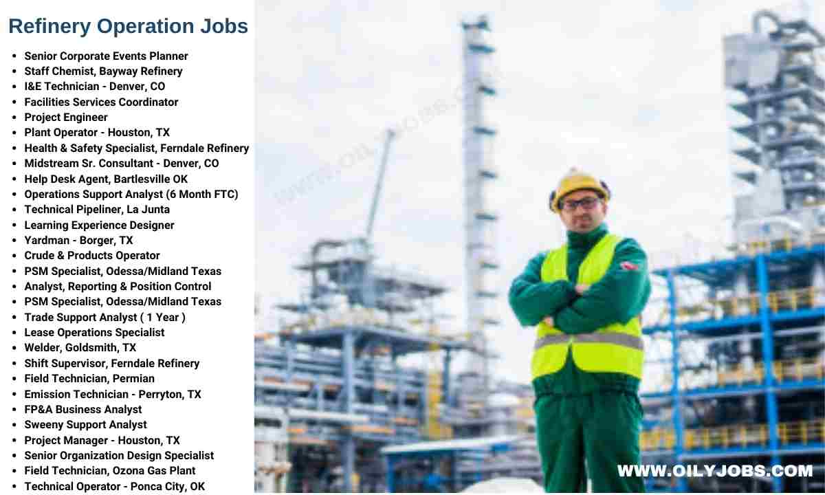 Refinery Operation Jobs