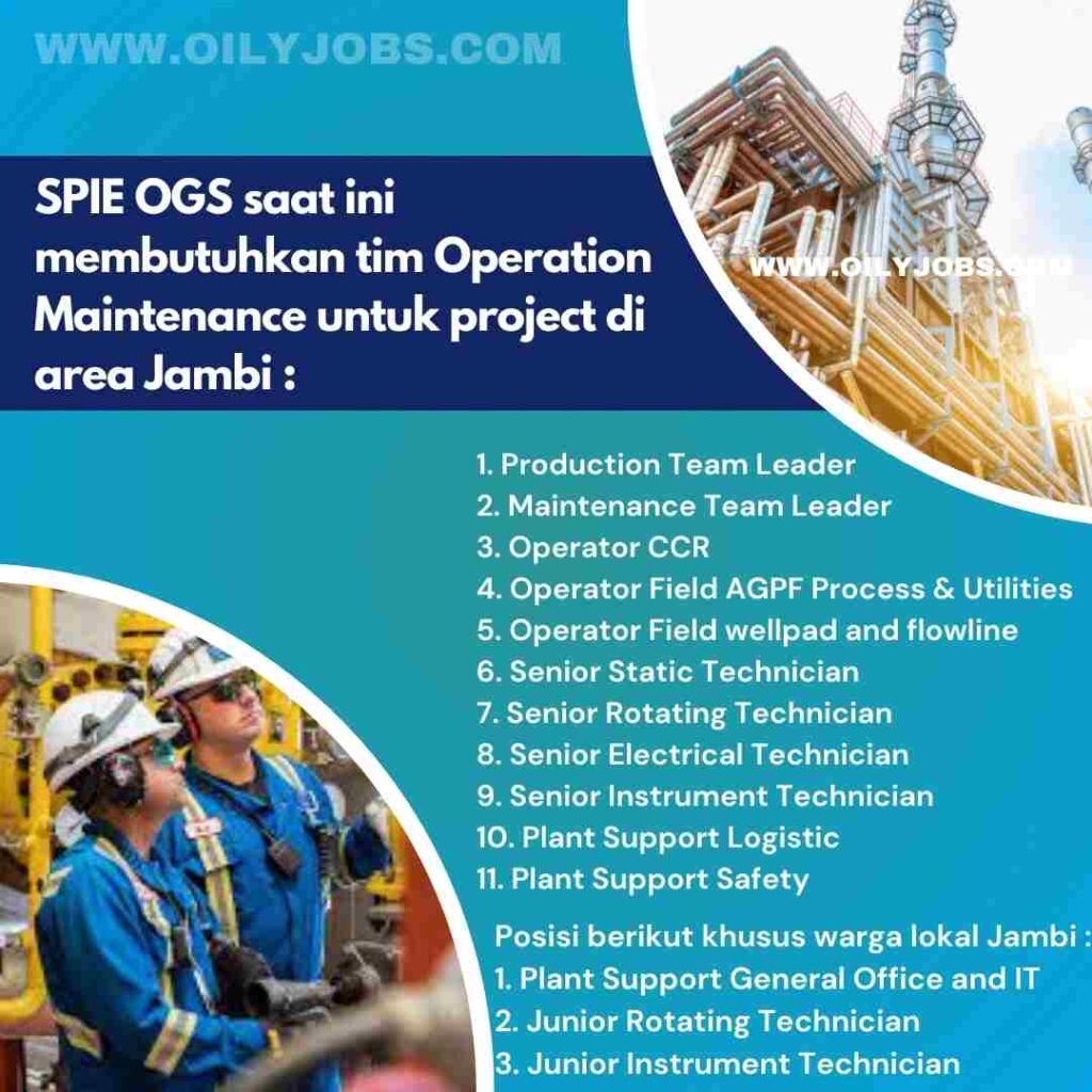 SPIE OGS Operation Maintenance Vacancies