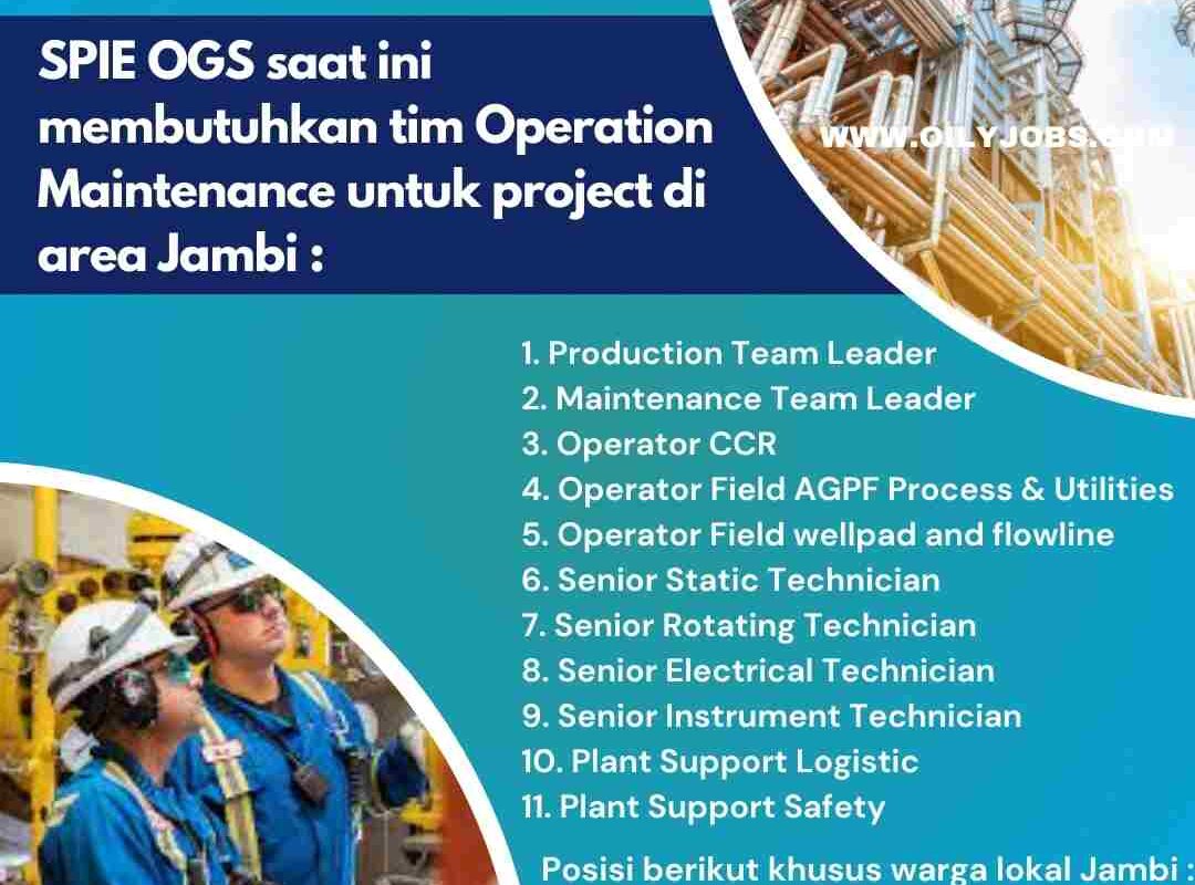 SPIE OGS Operation Maintenance Vacancies