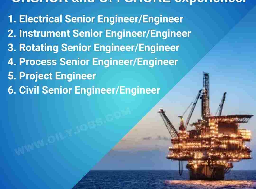 ONSHORE and OFFSHORE Commissioning Engineer Jobs