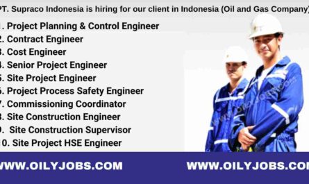 Oil and Gas Company Indonesia Jobs