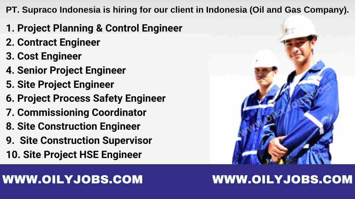 Oil and Gas Company Indonesia Jobs