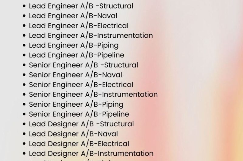 ARAMCO/CRPO Offshore Project Jobs