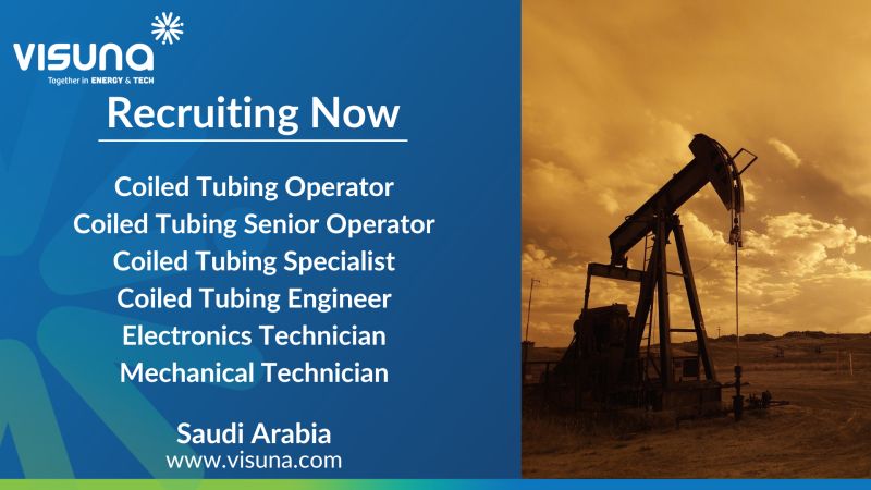 Coiled Tubing requirements Jobs Saudi Arabia