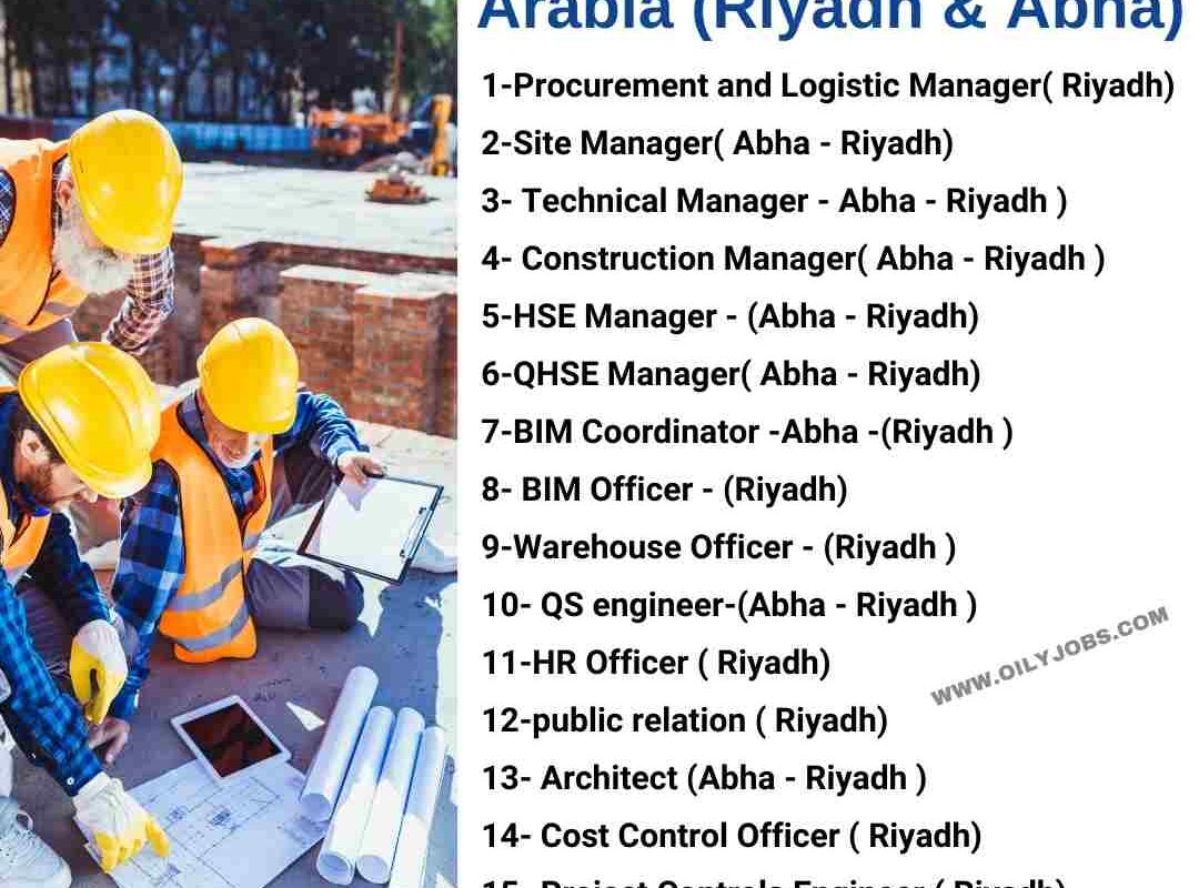 Civil & Infrastructure Jobs Saudi Arabia