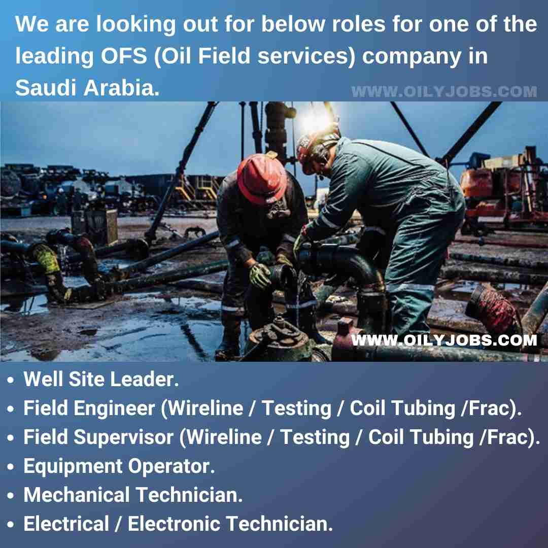 NES Fircroft Oil Field services Jobs Saudi Arabia