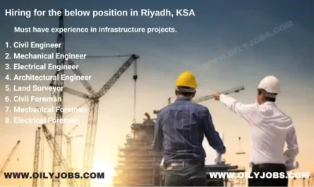 Infrastructure projects Jobs Riyadh KSA