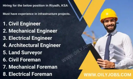 Riyadh, KSA infrastructure projects Jobs