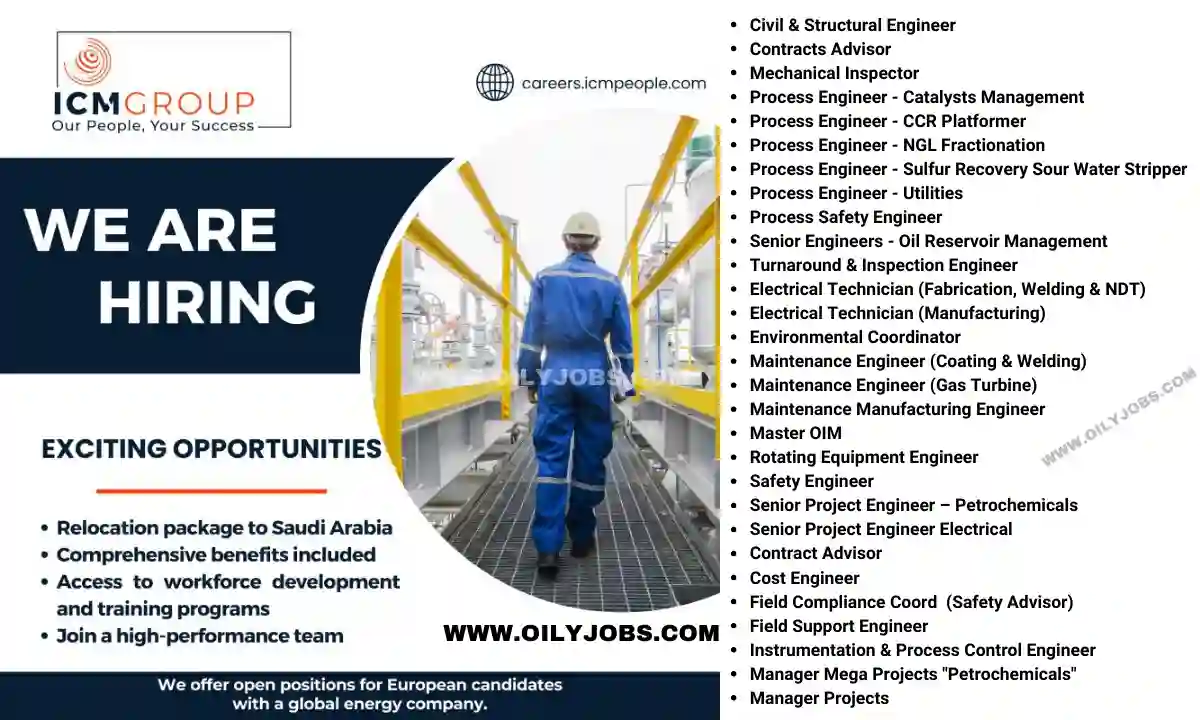 Saudi Arabia Jobs with ICM Group