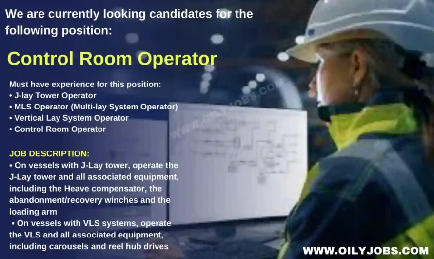 Control Room Operator Job