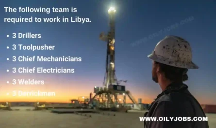 Onshore drilling Vacancies in Libya