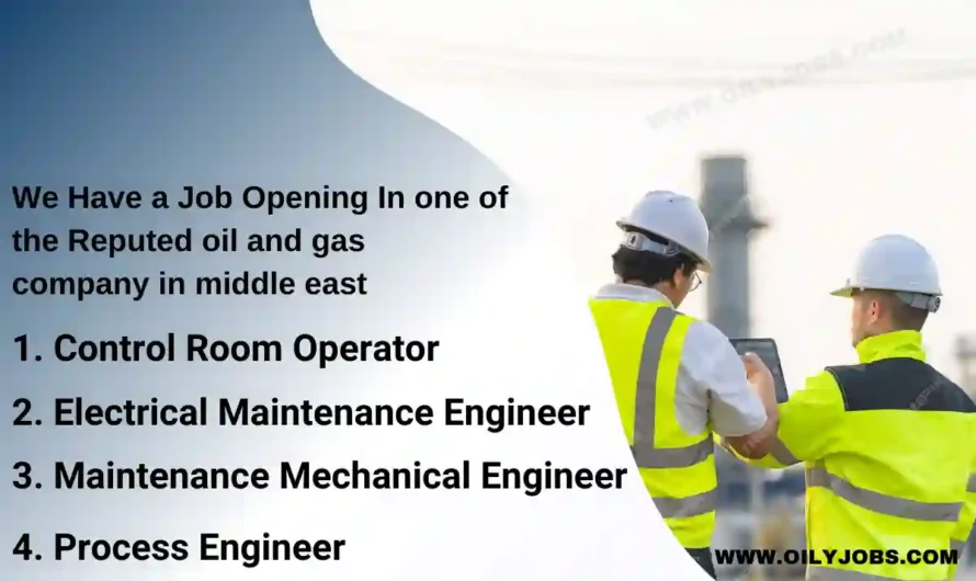 Oil and Gas company Jobs in Middle East