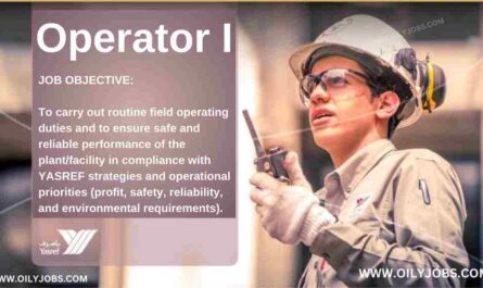 Operator I Job Saudi Arabia