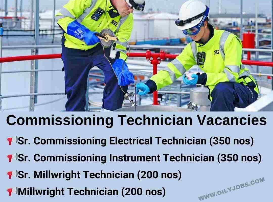 Commissioning Electrical Instrument Millwright Technician Jobs UAE