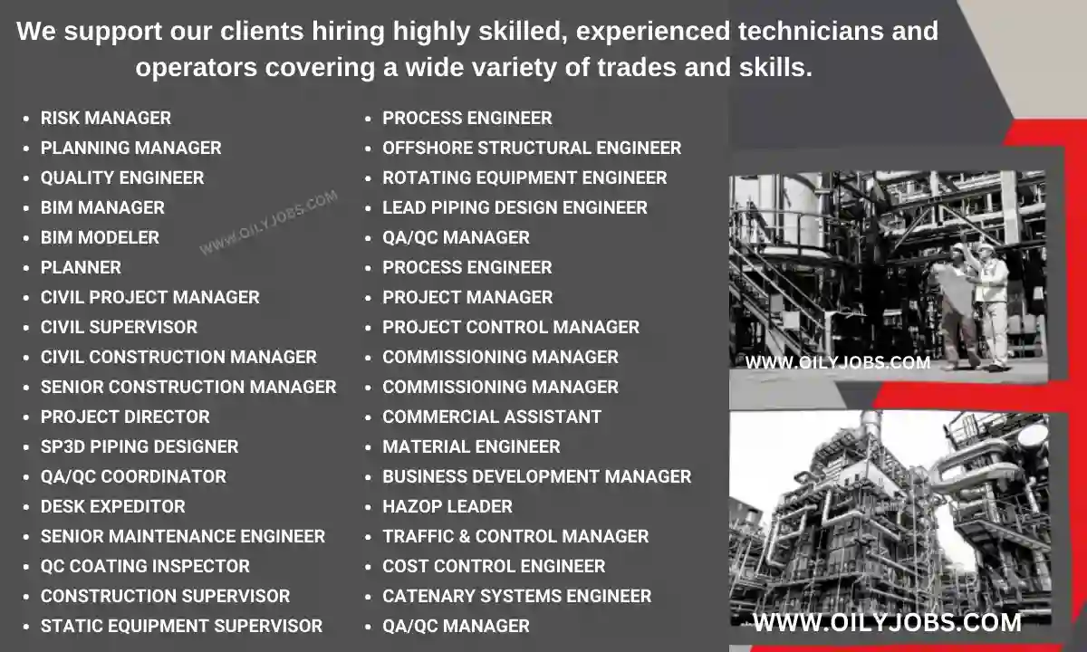 Technicians and Operators skilled trades Jobs