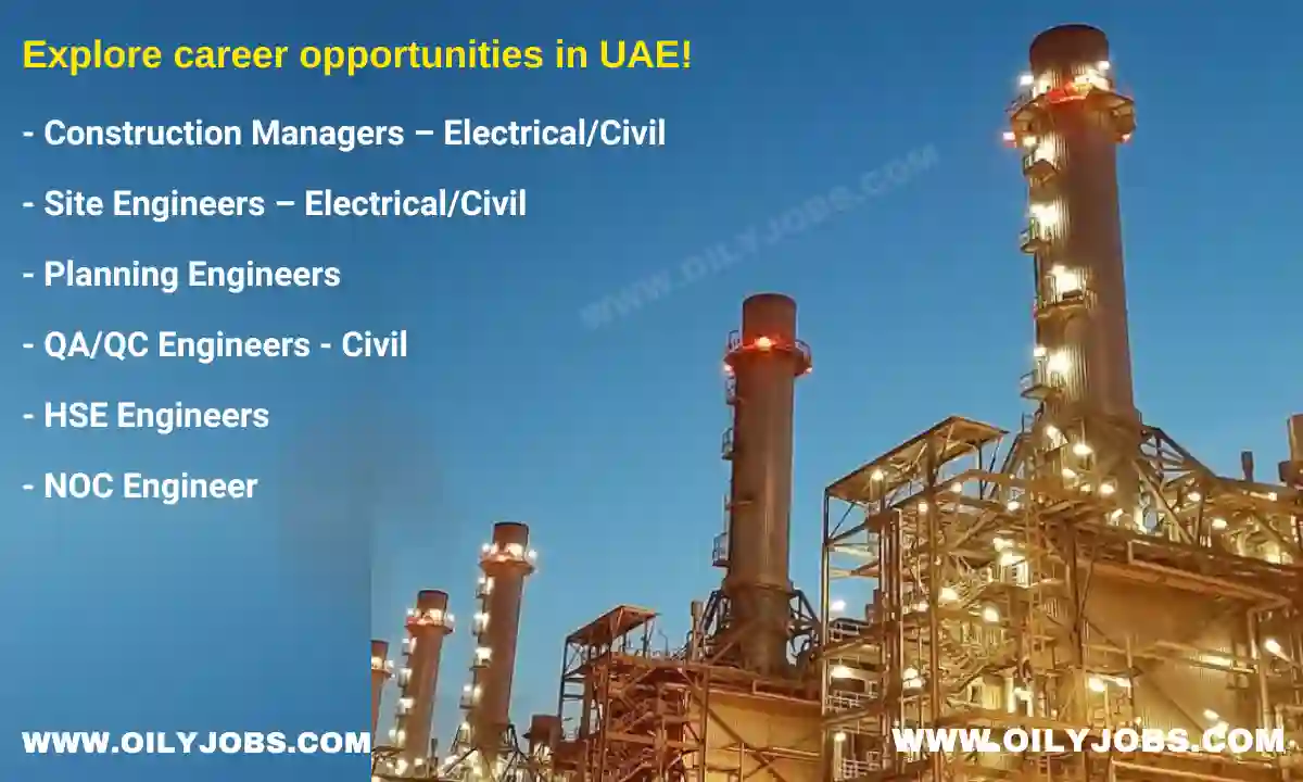 UAE Substation UG cabling projects Jobs