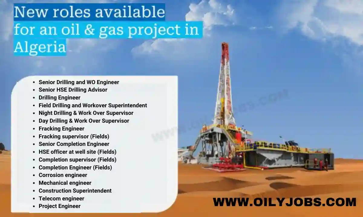 Algeria Oil & Gas Upstream Jobs