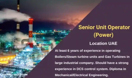 Senior Unit Operator Power UAE