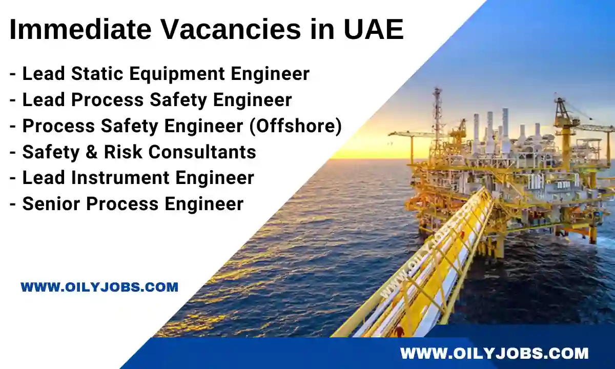 Process Safety Engineer Instrument Engineer Offshore Jobs in UAE