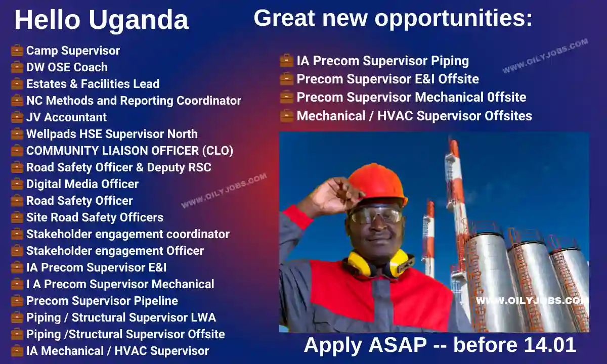 Uganda Pre commissioning opportunities