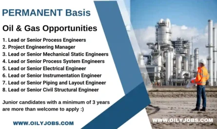 Senior Process Mechanical Electrical Instrument Piping Civil Engineers Jobs