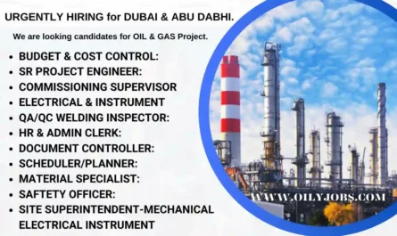 OIL & GAS Project DUBAI & ABU DABHI Jobs