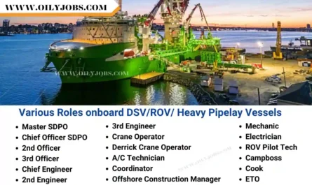 Sapura Energy Heavy Pipelay Vessels Jobs