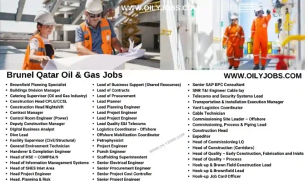 Brunel Qatar Oil and Gas Jobs