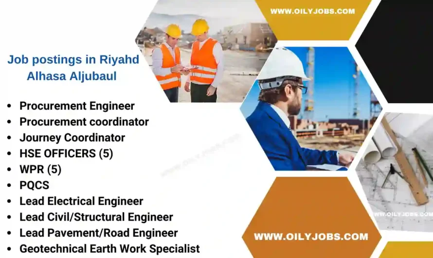 Lead Civil/Structural Electrical Engineer HSE Officers Jobs