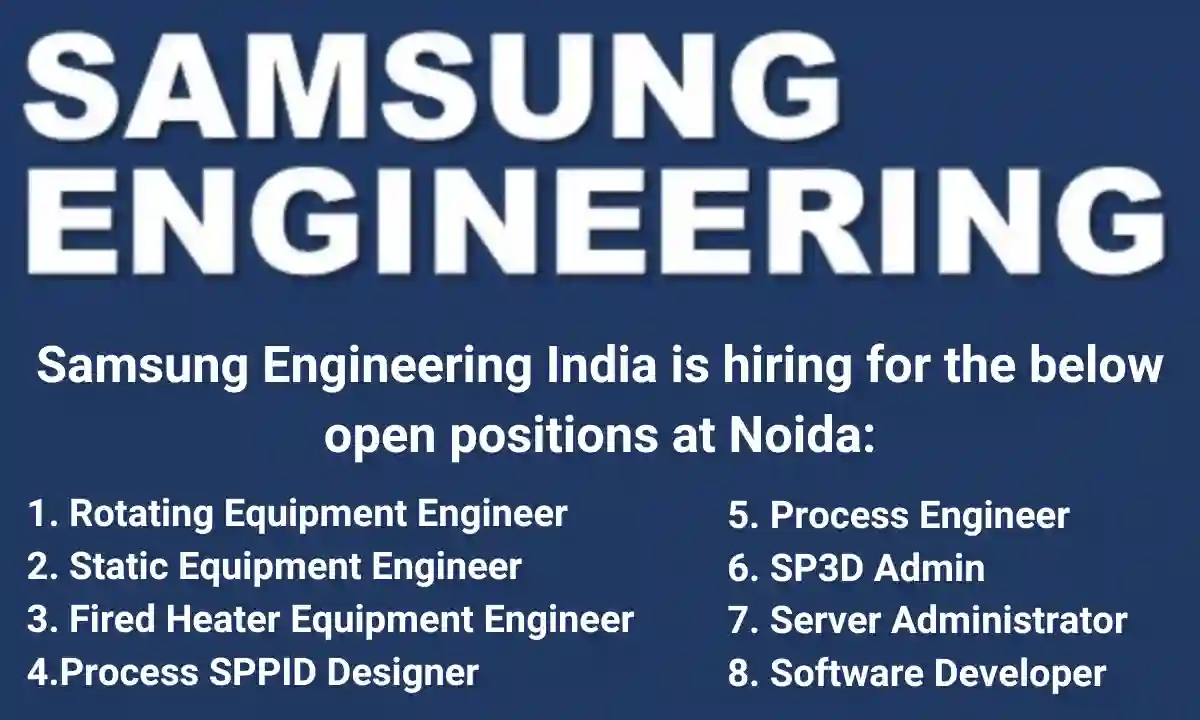 Samsung Engineering India Jobs