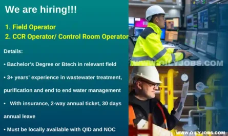 Field Operator Control Room Operator Jobs in Qatar