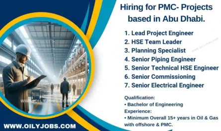 Oil & Gas offshore & PMC Project Jobs Abu Dhabi