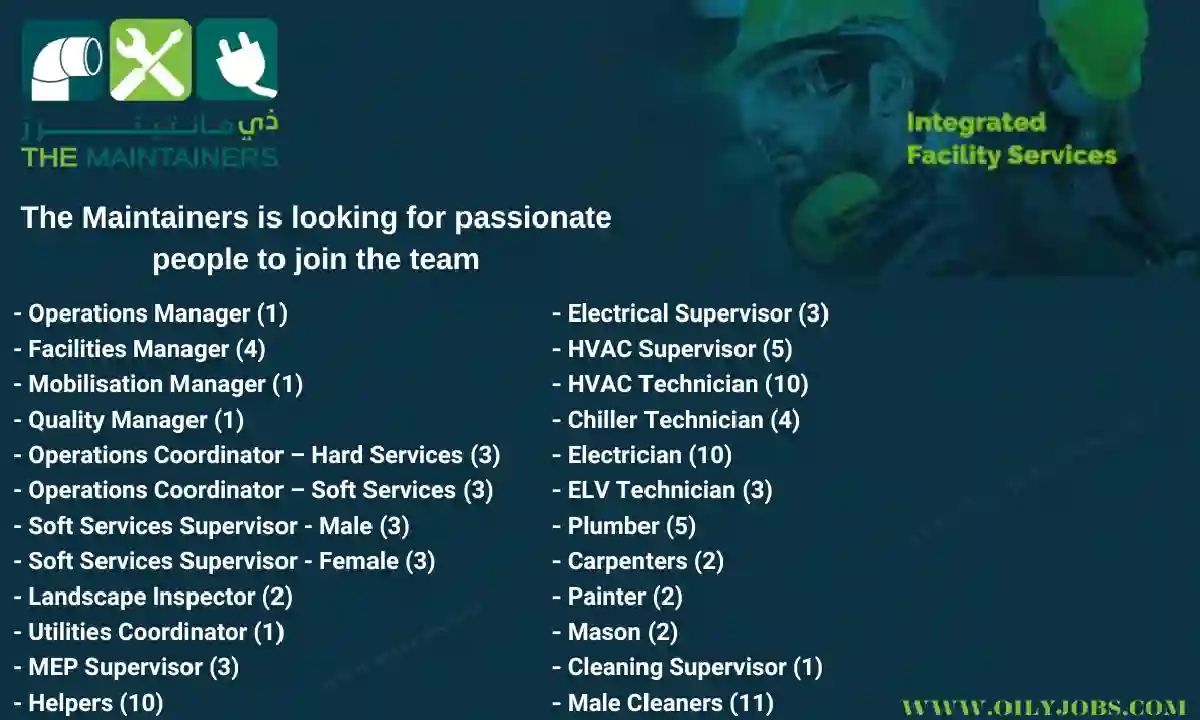 Utilities Operations and Maintenance Jobs Qatar