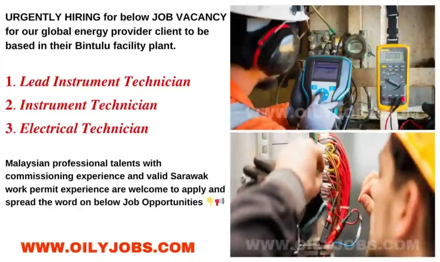 Instrument Electrical Technician Opportunities in Malaysia