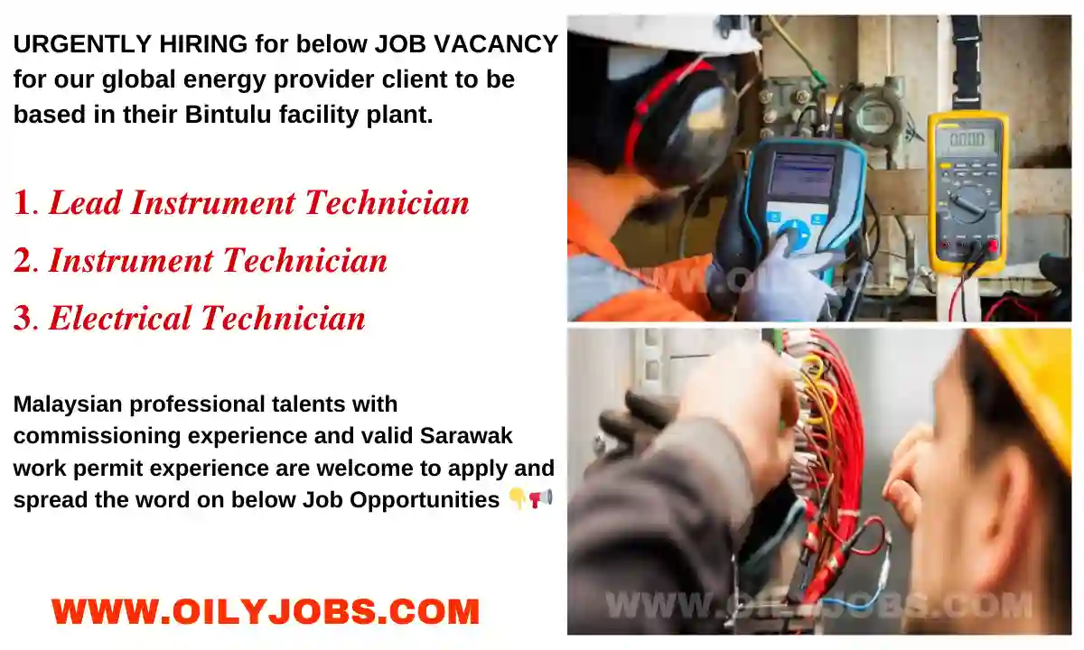 Instrument Electrical Technician Opportunities in Malaysia