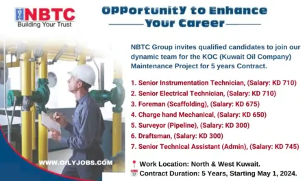 Kuwait Oil Company Maintenance Project Jobs