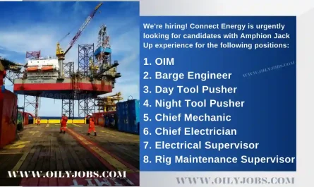 Connect Energy Offshore Drilling Vacancies