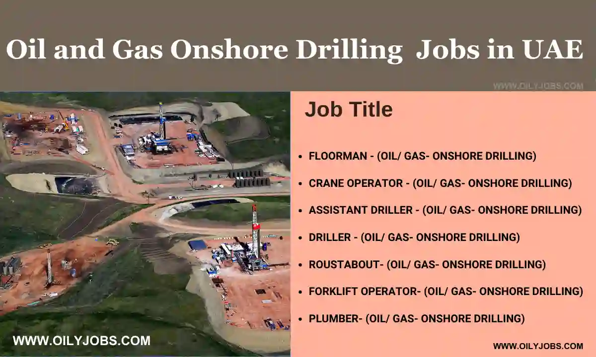 Oil & Gas Onshore Drilling Jobs in UAE