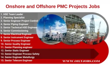 Onshore and Offshore PMC Projects Jobs Abu Dhabi