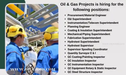 Oil & Gas Projects positions Saudi Arabia