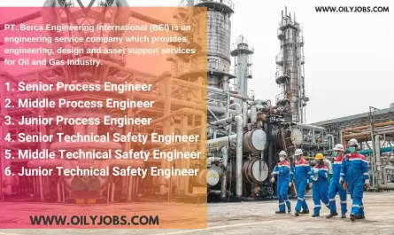 PT. Berca Engineering International Engineer Vacancies