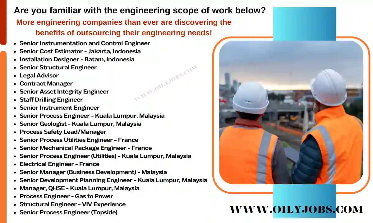 EPC projects engineering Jobs worldwide