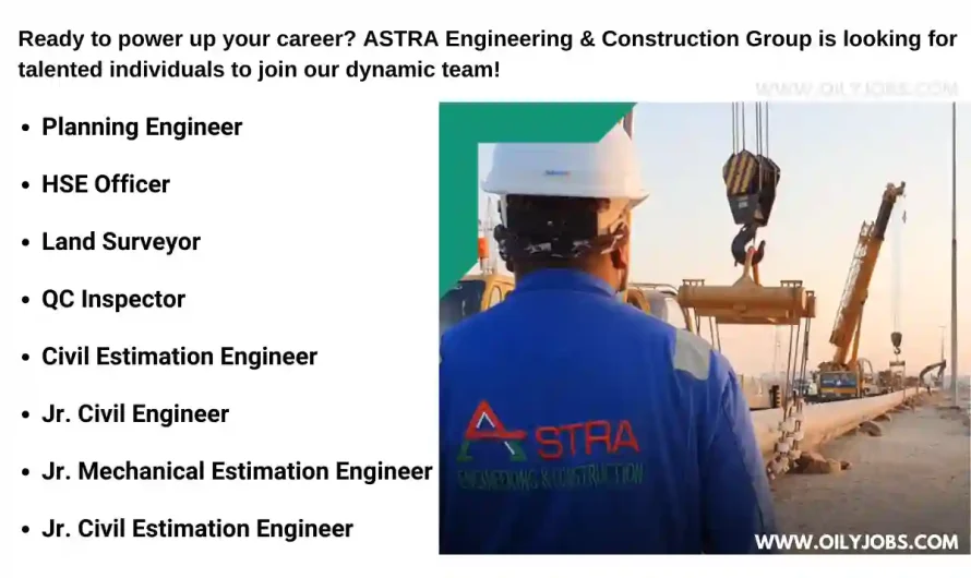 Astra Engineering & Construction Jobs in UAE