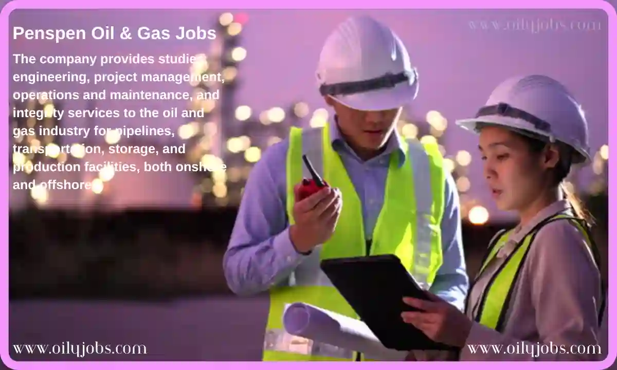 Penspen operations and maintenance oil and gas industry Jobs