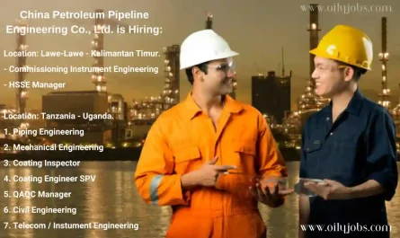 China Petroleum Pipeline Engineering Jobs Tanzania Uganda