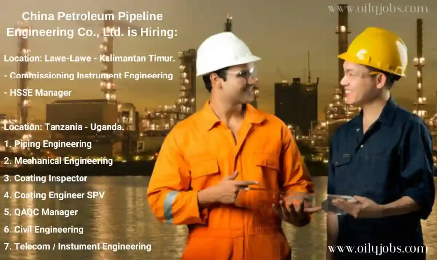 China Petroleum Pipeline Engineering Jobs Tanzania Uganda