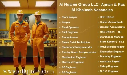 UAE Plant Operator Engineer HSE Officer Engineer Draughtsman Jobs