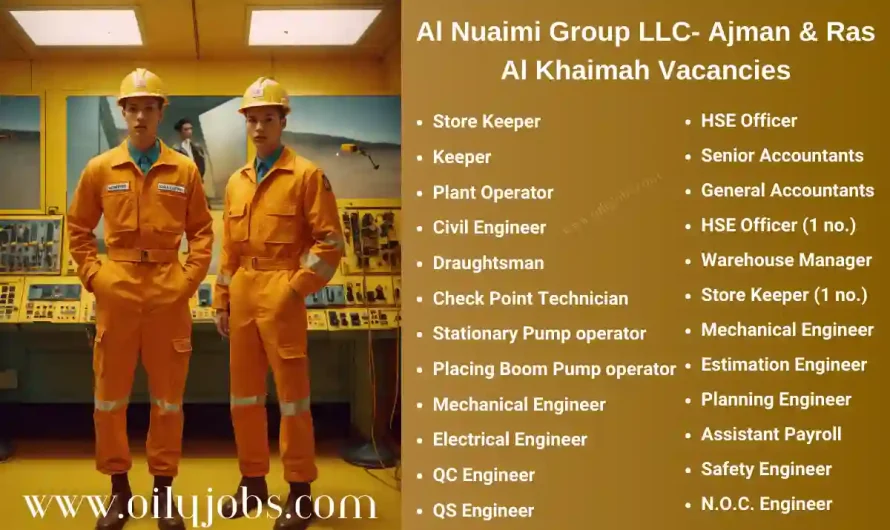 UAE Plant Operator Engineer HSE Officer Engineer Draughtsman Jobs