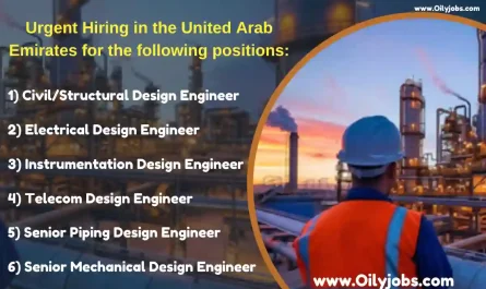 UAE Civil/Structural Electrical Instrument Mechanical Telecom Design Engineer Jobs