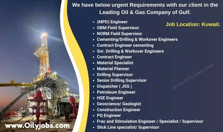 Kuwait Oil & Gas Company Vacancies